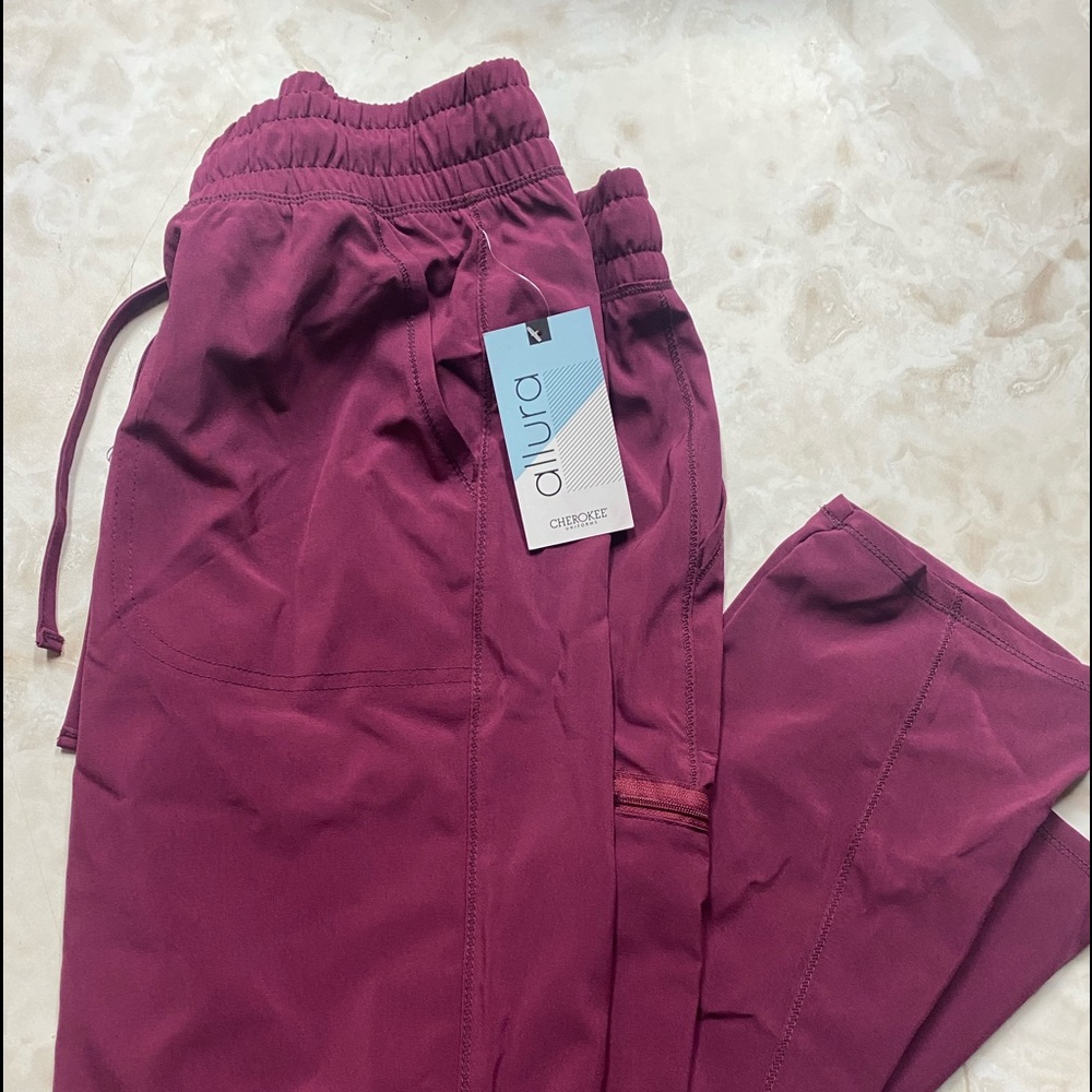 Maroon Scrub Pants